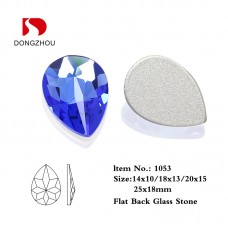 DZ 1053 drop shape flatback stone glass stone